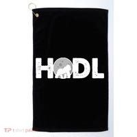 Hodl Stonk to the Moon Ape Crypto Currency Golf Towel thumb 0