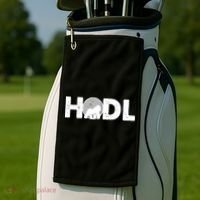 Hodl Stonk to the Moon Ape Crypto Currency Golf Towel thumb 2