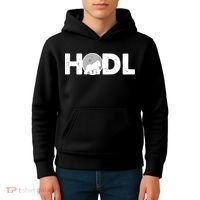 Hodl Stonk to the Moon Ape Crypto Currency Kids Hoodie thumb 4