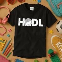 Hodl Stonk to the Moon Ape Crypto Currency Kids T-Shirt thumb 3
