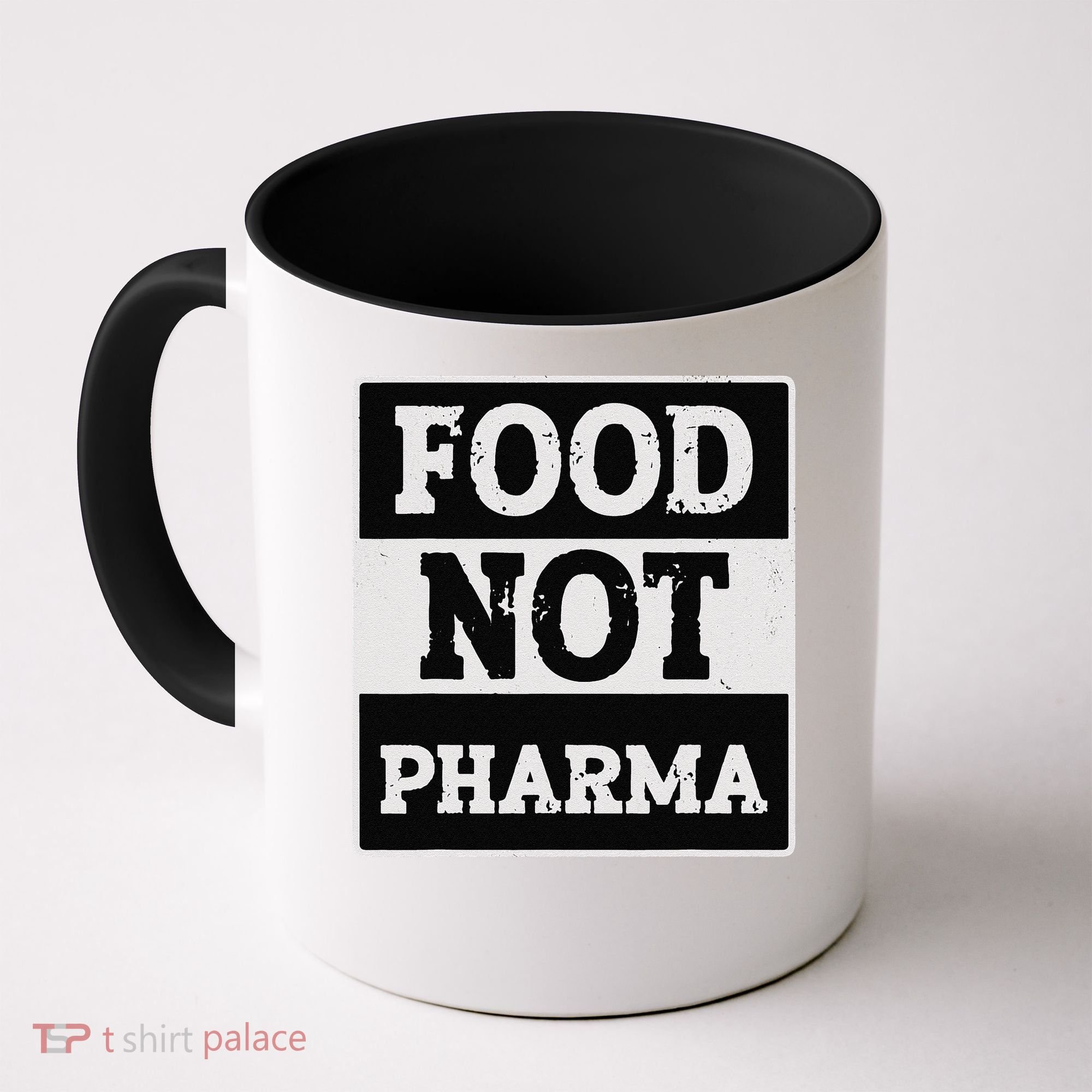 Healthy Organic Eating Herbalist Food Not Pharma Coffee Mug