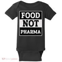 Healthy Organic Eating Herbalist Food Not Pharma Baby Bodysuit thumb 0