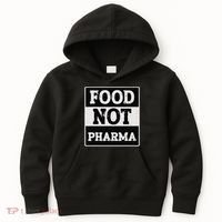 Healthy Organic Eating Herbalist Food Not Pharma Kids Hoodie thumb 0