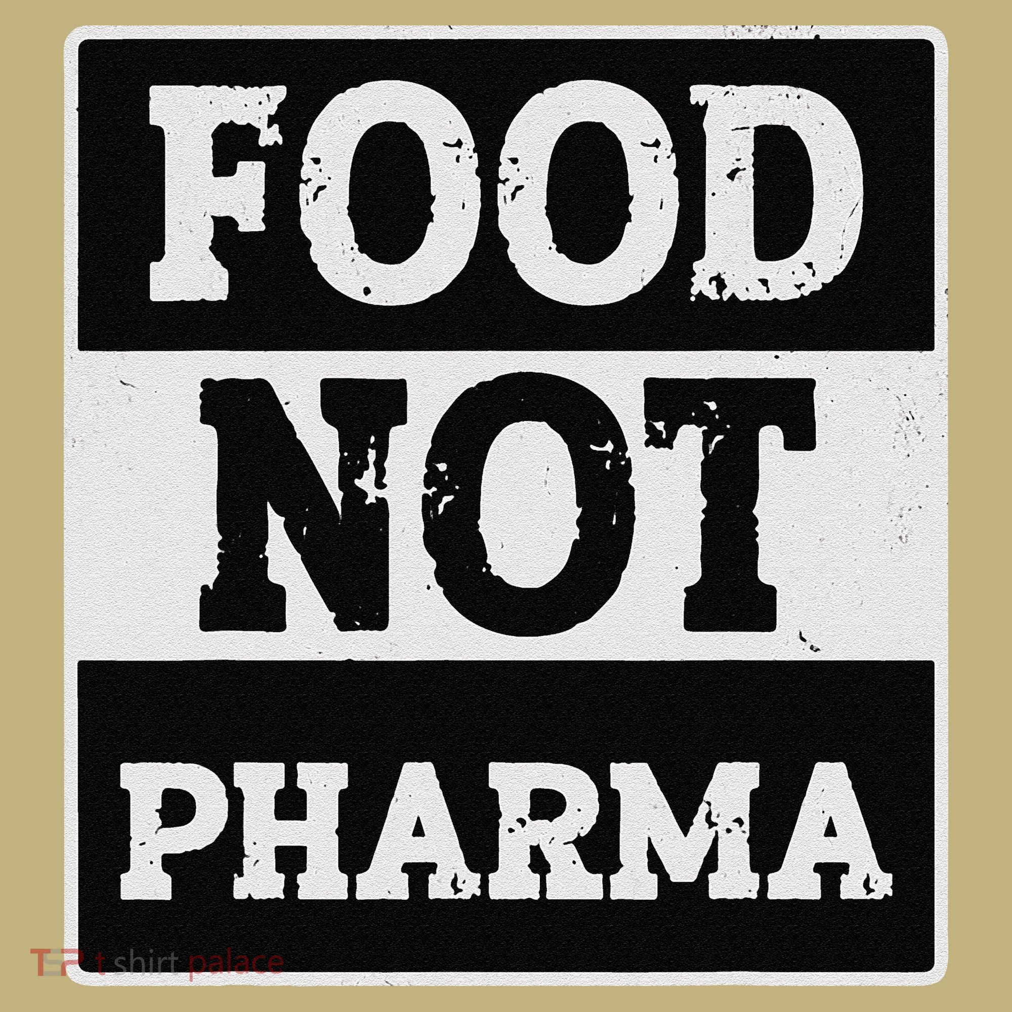 Healthy Organic Eating Herbalist Food Not Pharma Sweatshirt