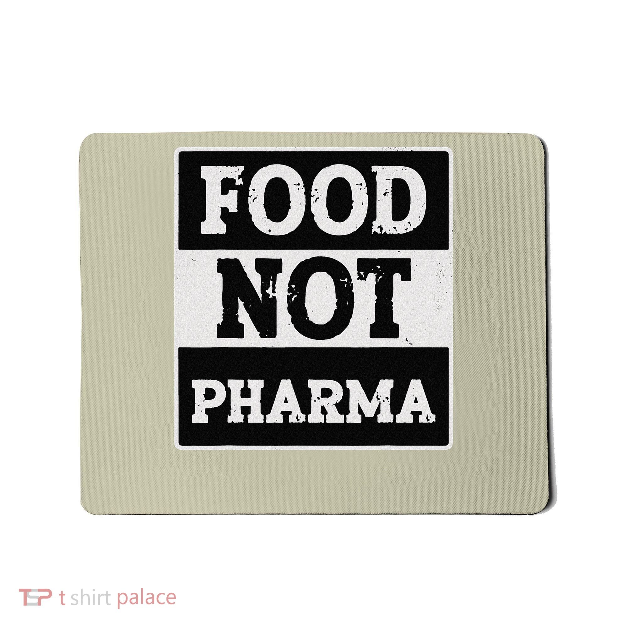 Healthy Organic Eating Herbalist Food Not Pharma Mousepad