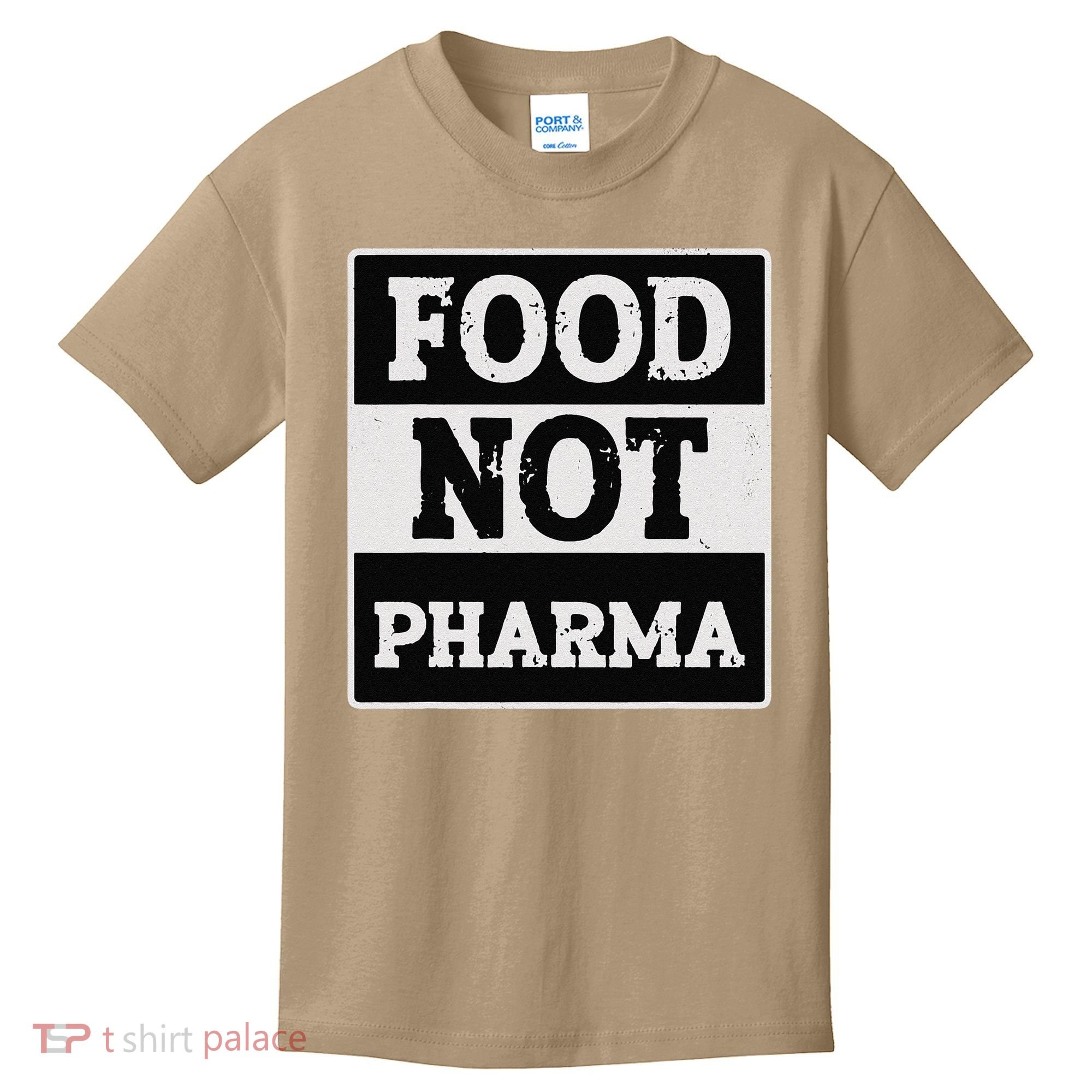 Healthy Organic Eating Herbalist Food Not Pharma Kids T-Shirt