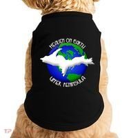 Heaven On Earth Upper Peninsula Michigan Yoopers 906 Cute Gift Doggie Tank thumb 0