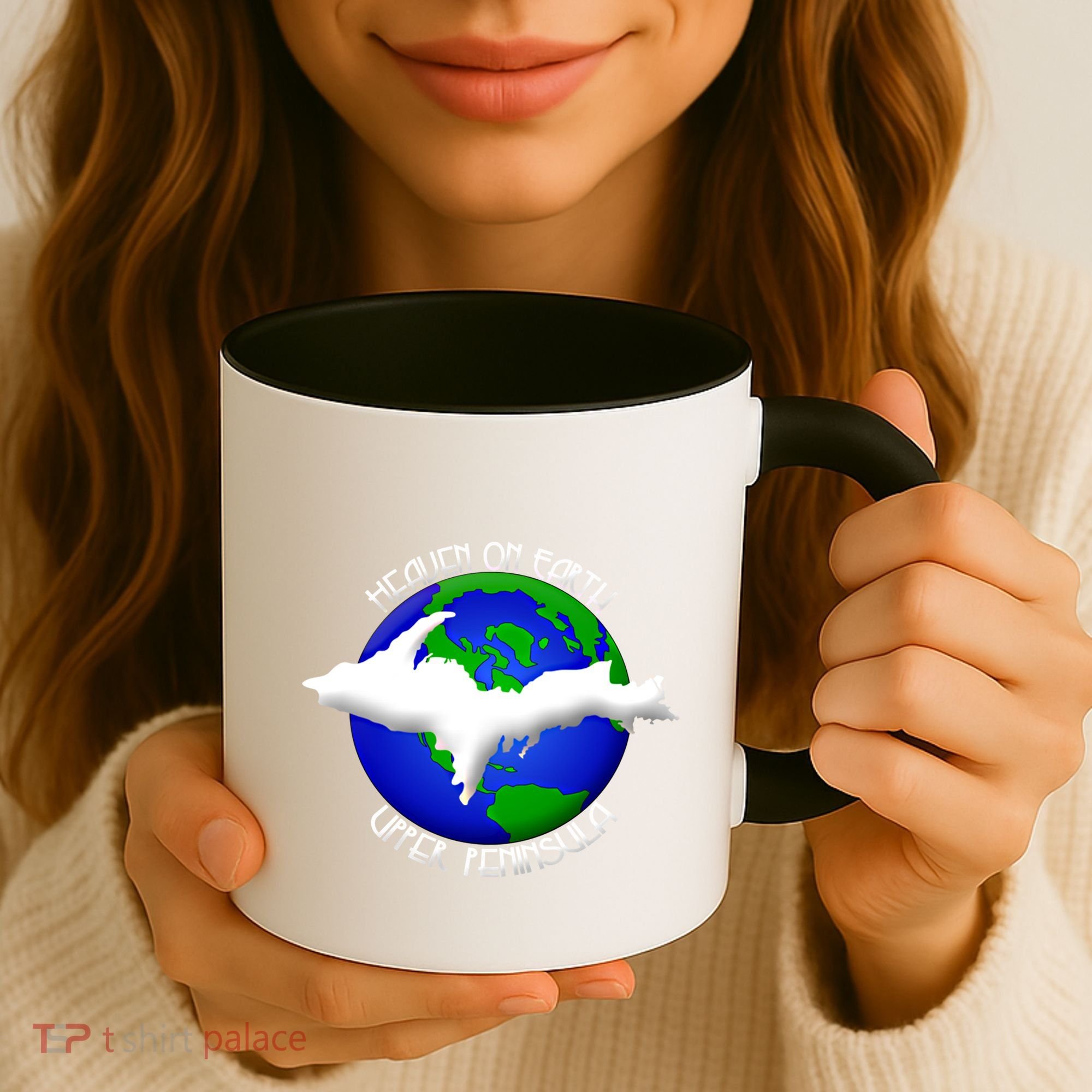Heaven On Earth Upper Peninsula Michigan Yoopers 906 Cute Gift Coffee Mug