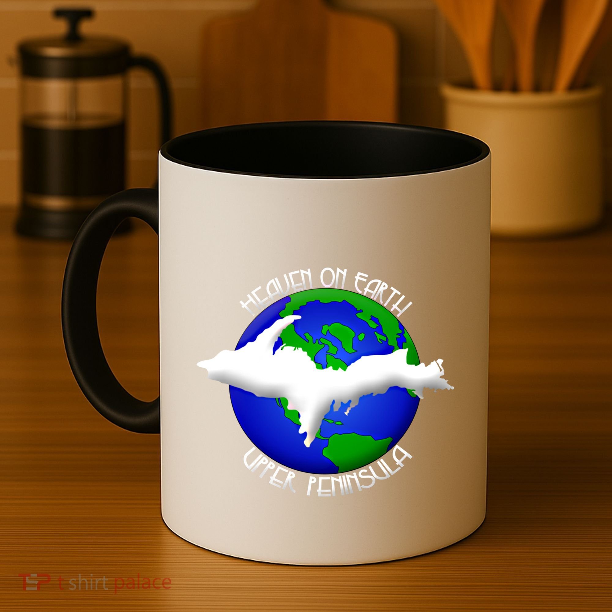 Heaven On Earth Upper Peninsula Michigan Yoopers 906 Cute Gift Coffee Mug