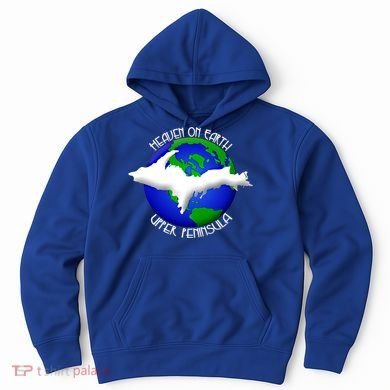 Heaven On Earth Upper Peninsula Michigan Yoopers 906 Cute Gift Hoodie