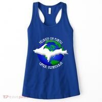 Heaven On Earth Upper Peninsula Michigan Yoopers 906 Cute Gift Women's Tank Top thumb 0