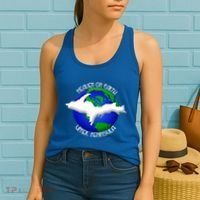 Heaven On Earth Upper Peninsula Michigan Yoopers 906 Cute Gift Women's Tank Top thumb 2