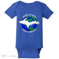 Heaven On Earth Upper Peninsula Michigan Yoopers 906 Cute Gift Baby Bodysuit thumb 0