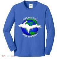 Heaven On Earth Upper Peninsula Michigan Yoopers 906 Cute Gift Kids Long Sleeve Shirt thumb 0