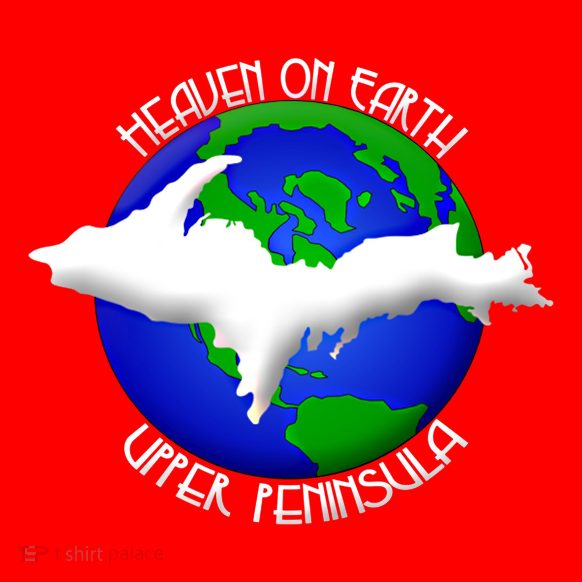 Heaven On Earth Upper Peninsula Michigan Yoopers 906 Cute Gift Santa Hat
