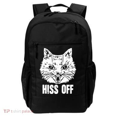Hiss Off Funny Cat Lover Gift Backpack