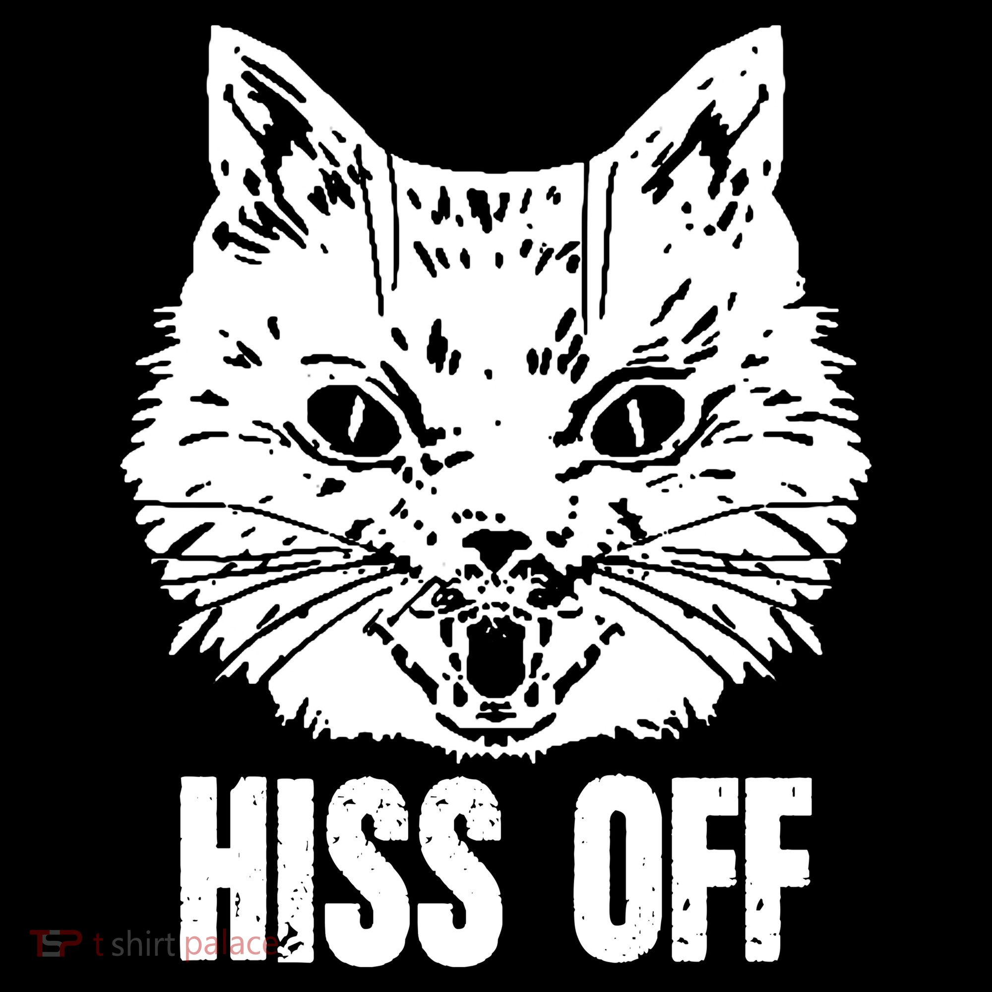 Hiss Off Funny Cat Lover Gift Coaster