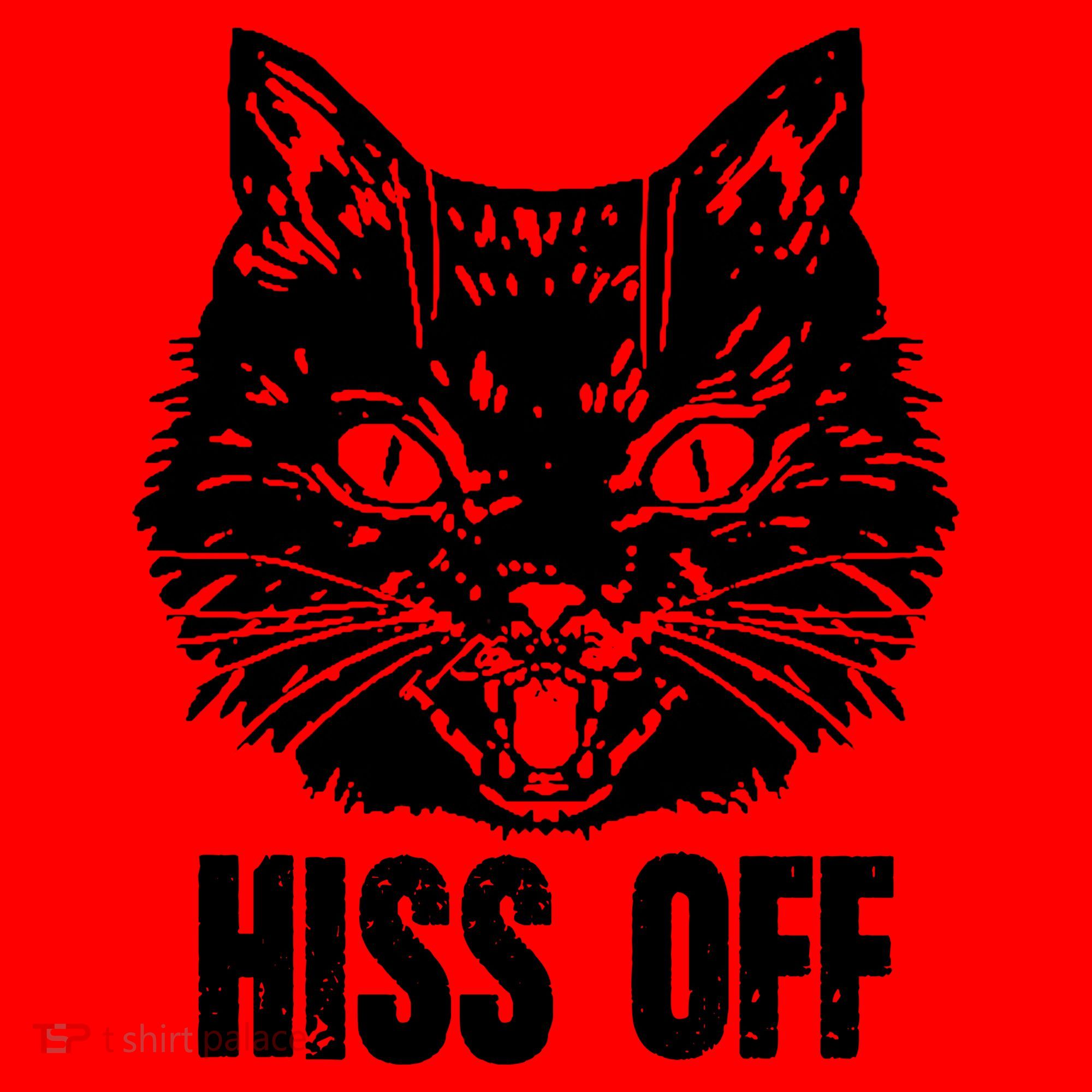 Hiss Off Funny Cat Lover Gift Santa Hat