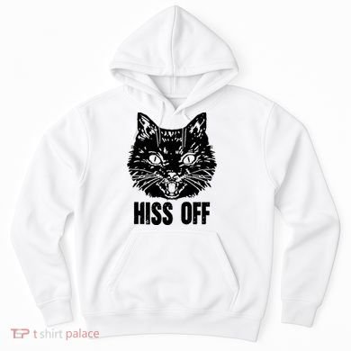 Hiss Off Funny Cat Lover Gift Hoodie