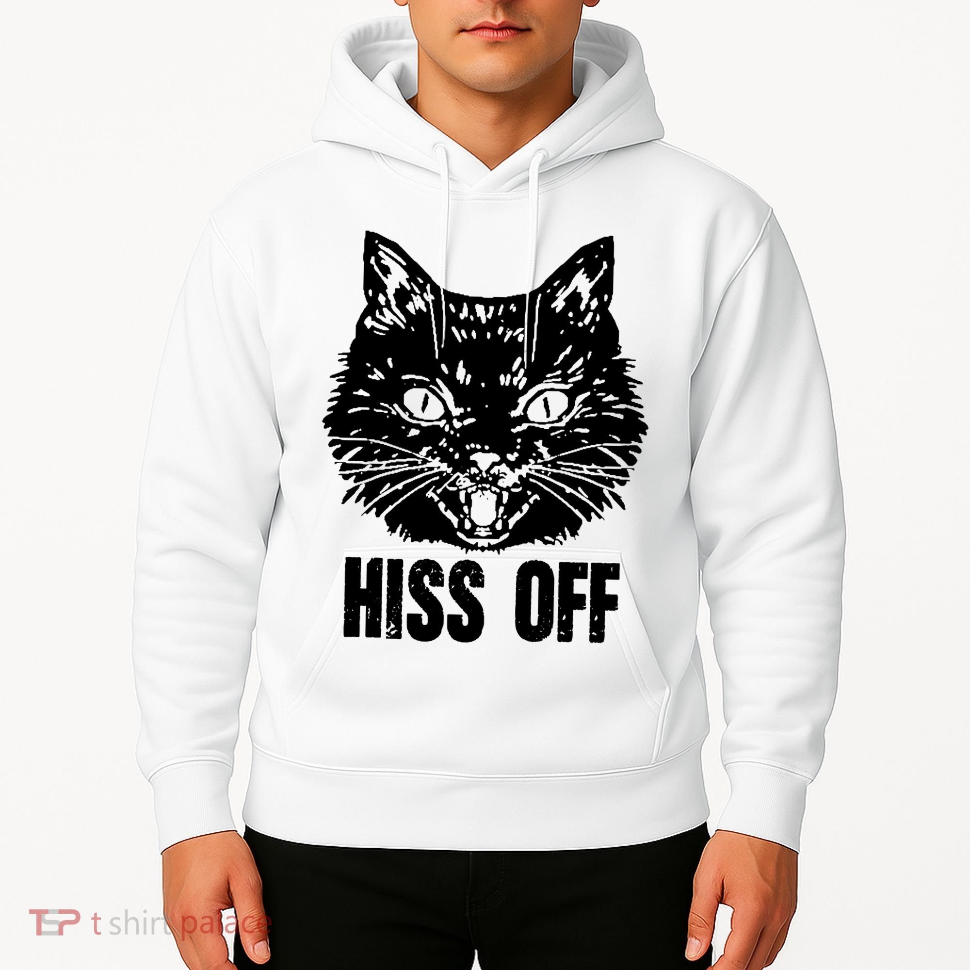 Hiss Off Funny Cat Lover Gift Hoodie