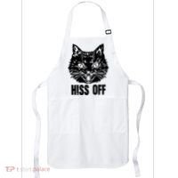 Hiss Off Funny Cat Lover Gift Apron thumb 0