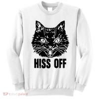 Hiss Off Funny Cat Lover Gift Sweatshirt thumb 0