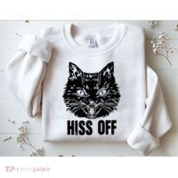 Hiss Off Funny Cat Lover Gift Sweatshirt thumb 2