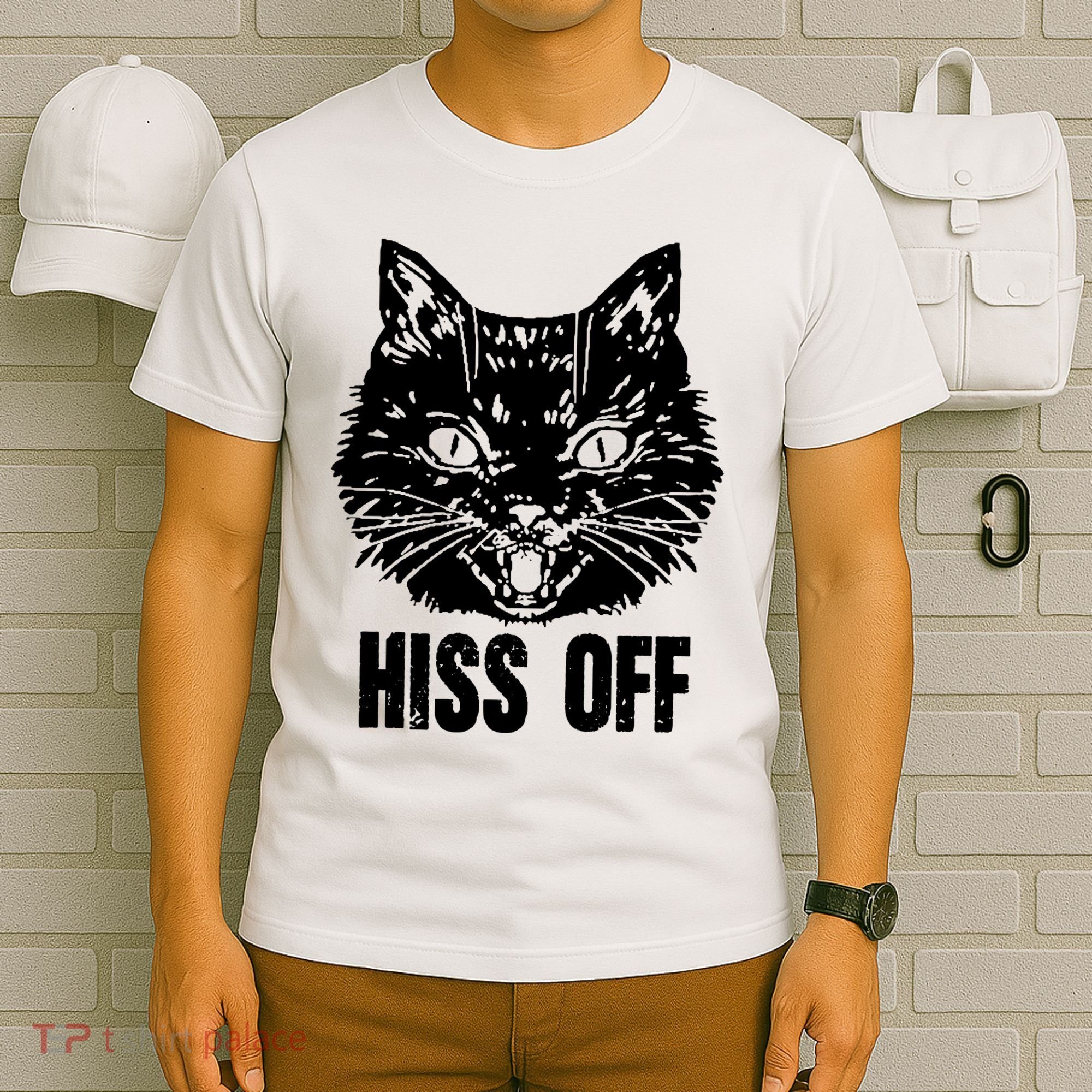 Hiss Off Funny Cat Lover Gift T-Shirt