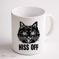 Hiss Off Funny Cat Lover Gift Coffee Mug thumb 1