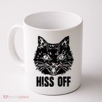 Hiss Off Funny Cat Lover Gift Coffee Mug thumb 0