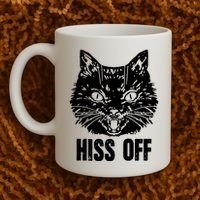 Hiss Off Funny Cat Lover Gift Coffee Mug thumb 2