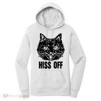 Hiss Off Funny Cat Lover Gift Women's Hoodie thumb 0