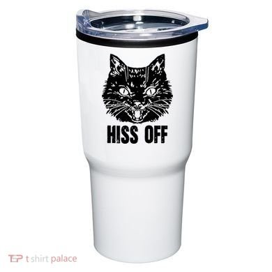 Hiss Off Funny Cat Lover Gift Tumbler