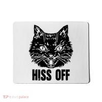 Hiss Off Funny Cat Lover Gift Mousepad thumb 0