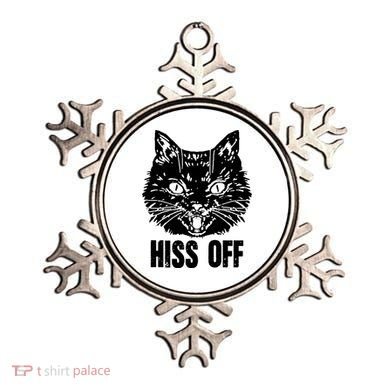 Hiss Off Funny Cat Lover Gift Ornament