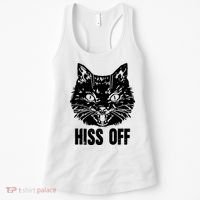 Hiss Off Funny Cat Lover Gift Women's Tank Top thumb 0