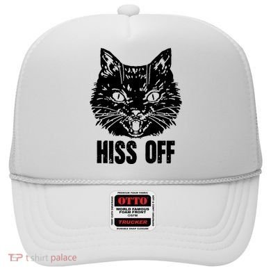 Hiss Off Funny Cat Lover Gift Hat