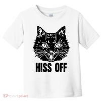 Hiss Off Funny Cat Lover Gift Toddler T-Shirt thumb 0