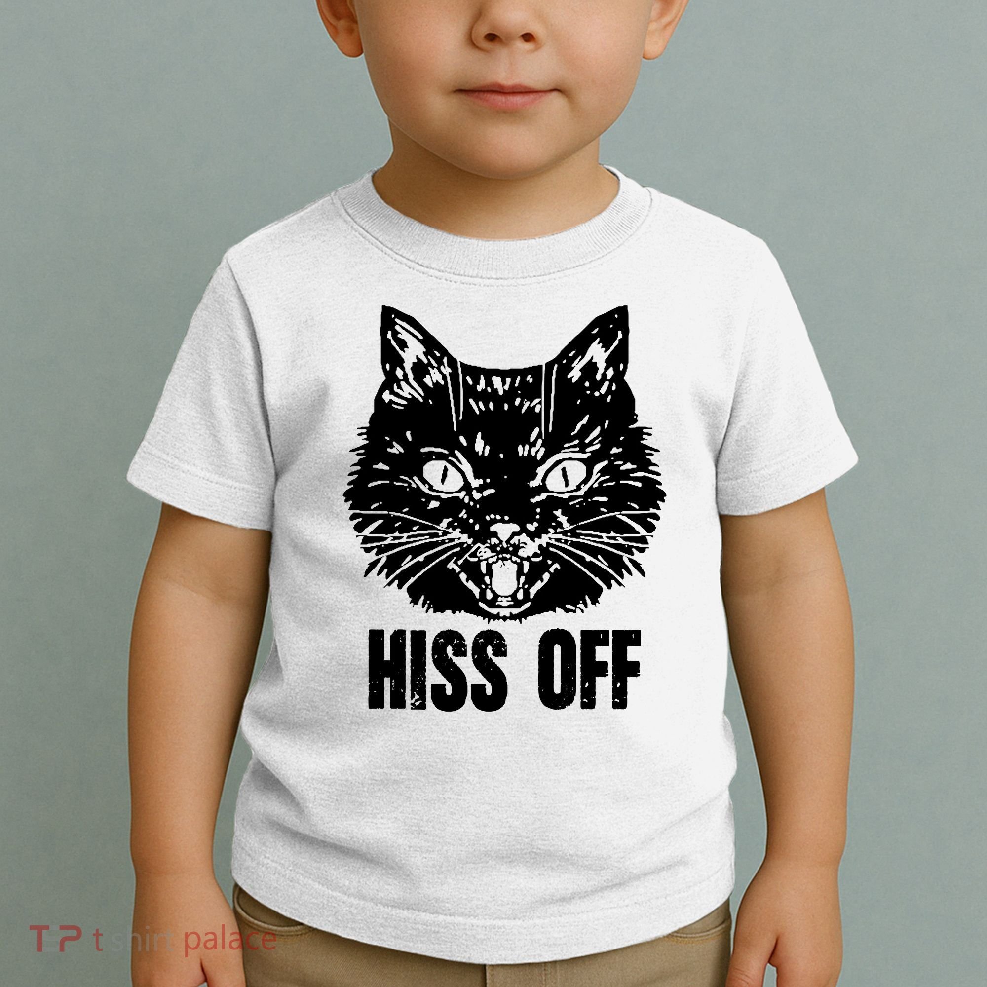 Hiss Off Funny Cat Lover Gift Toddler T-Shirt