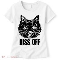 Hiss Off Funny Cat Lover Gift Women's T-Shirt thumb 0