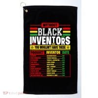 History Of Forgotten Black Inventors Black History Month Golf Towel thumb 0