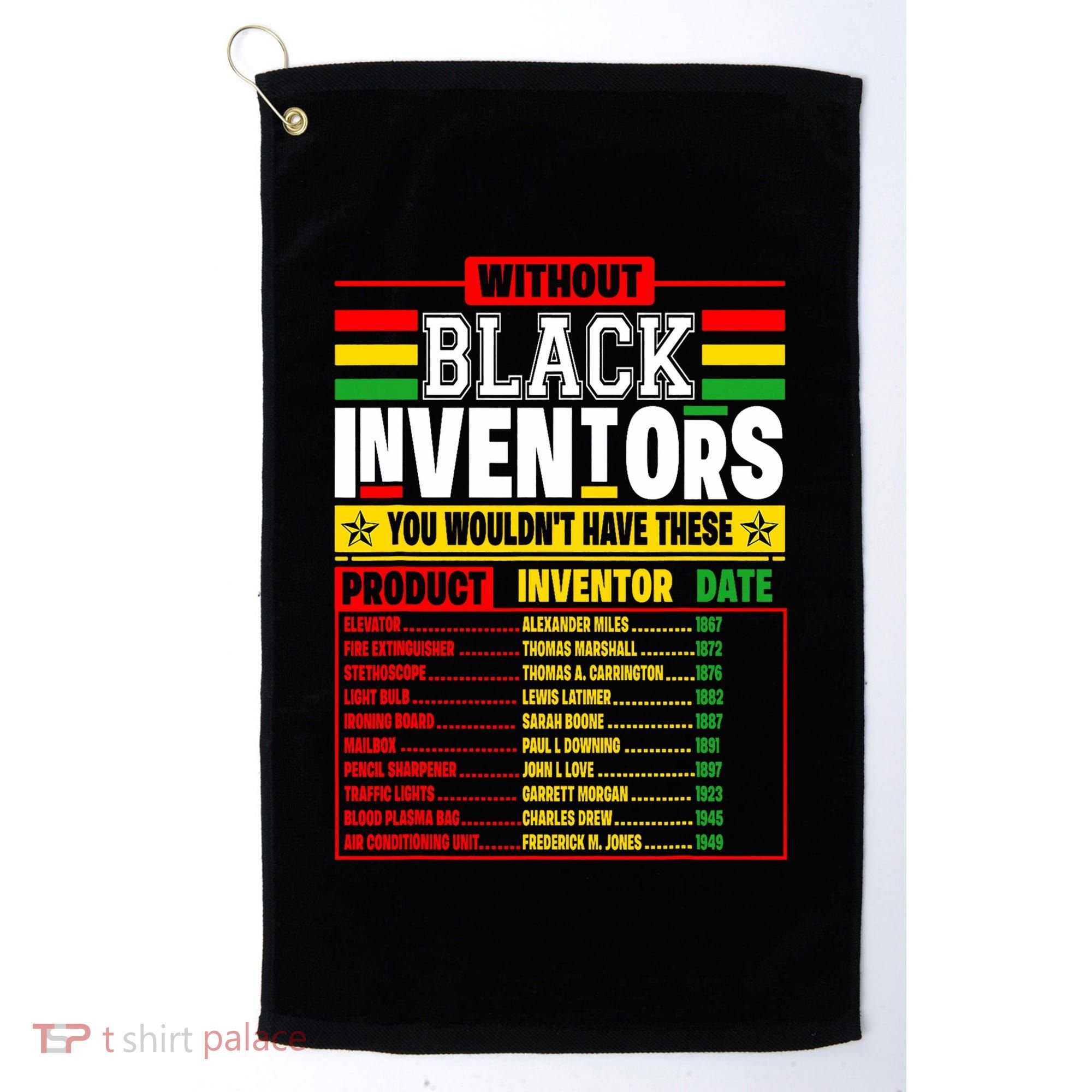 History Of Forgotten Black Inventors Black History Month Golf Towel