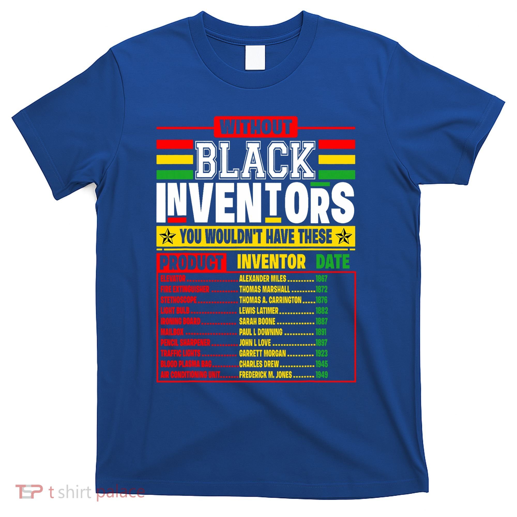 History Of Forgotten Black Inventors Black History Month T-Shirt