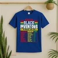 History Of Forgotten Black Inventors Black History Month T-Shirt thumb 2