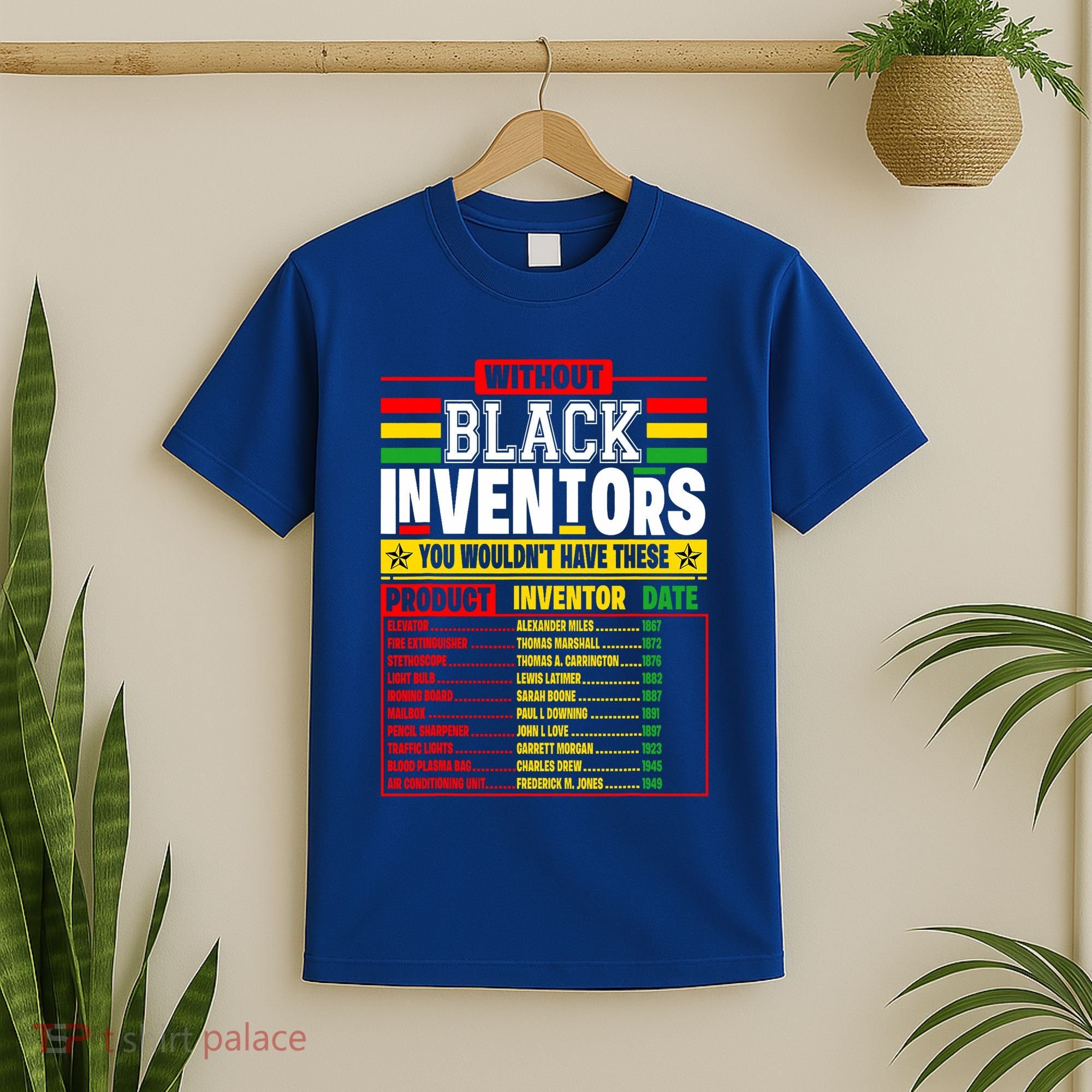 History Of Forgotten Black Inventors Black History Month T-Shirt