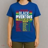 History Of Forgotten Black Inventors Black History Month T-Shirt thumb 4
