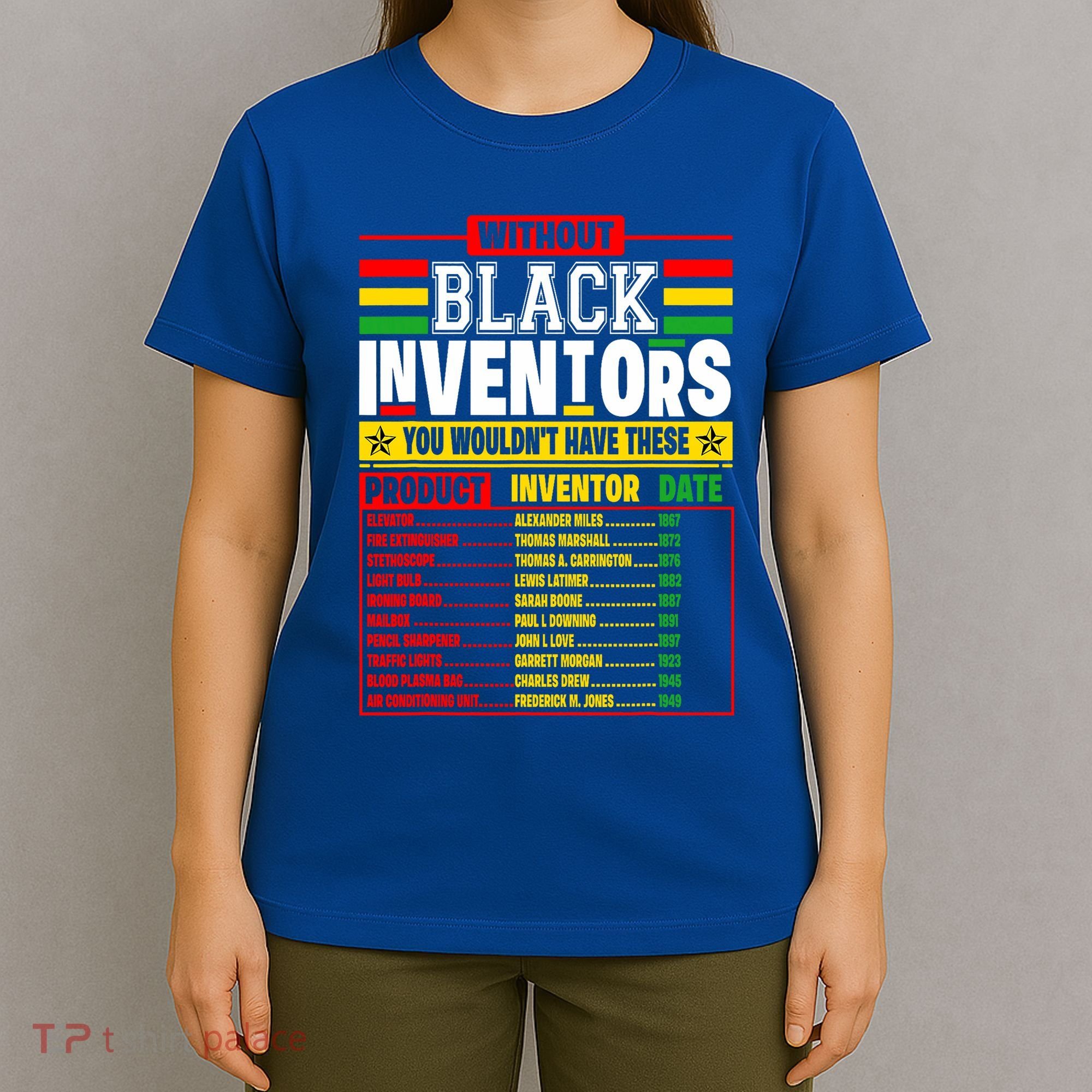 History Of Forgotten Black Inventors Black History Month T-Shirt