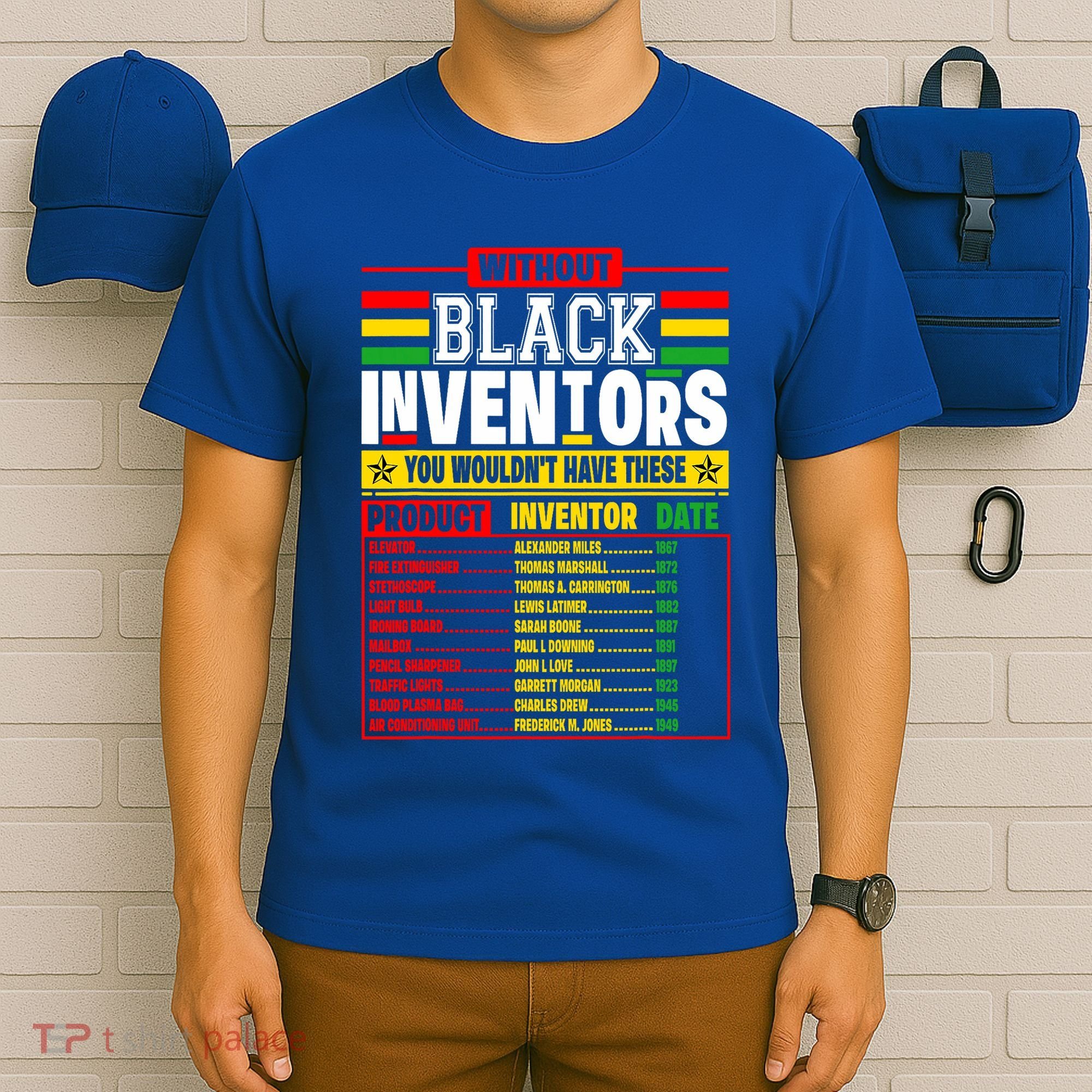 History Of Forgotten Black Inventors Black History Month T-Shirt