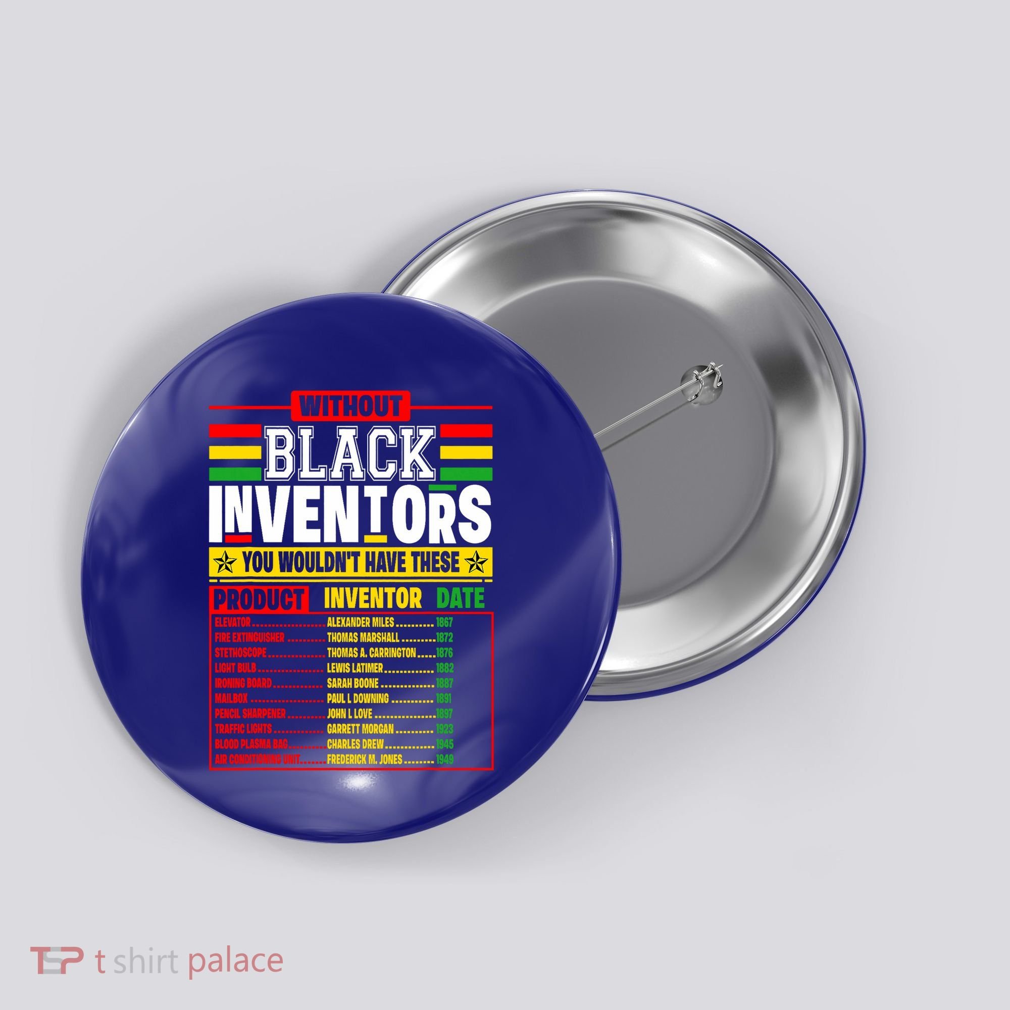 History Of Forgotten Black Inventors Black History Month Button