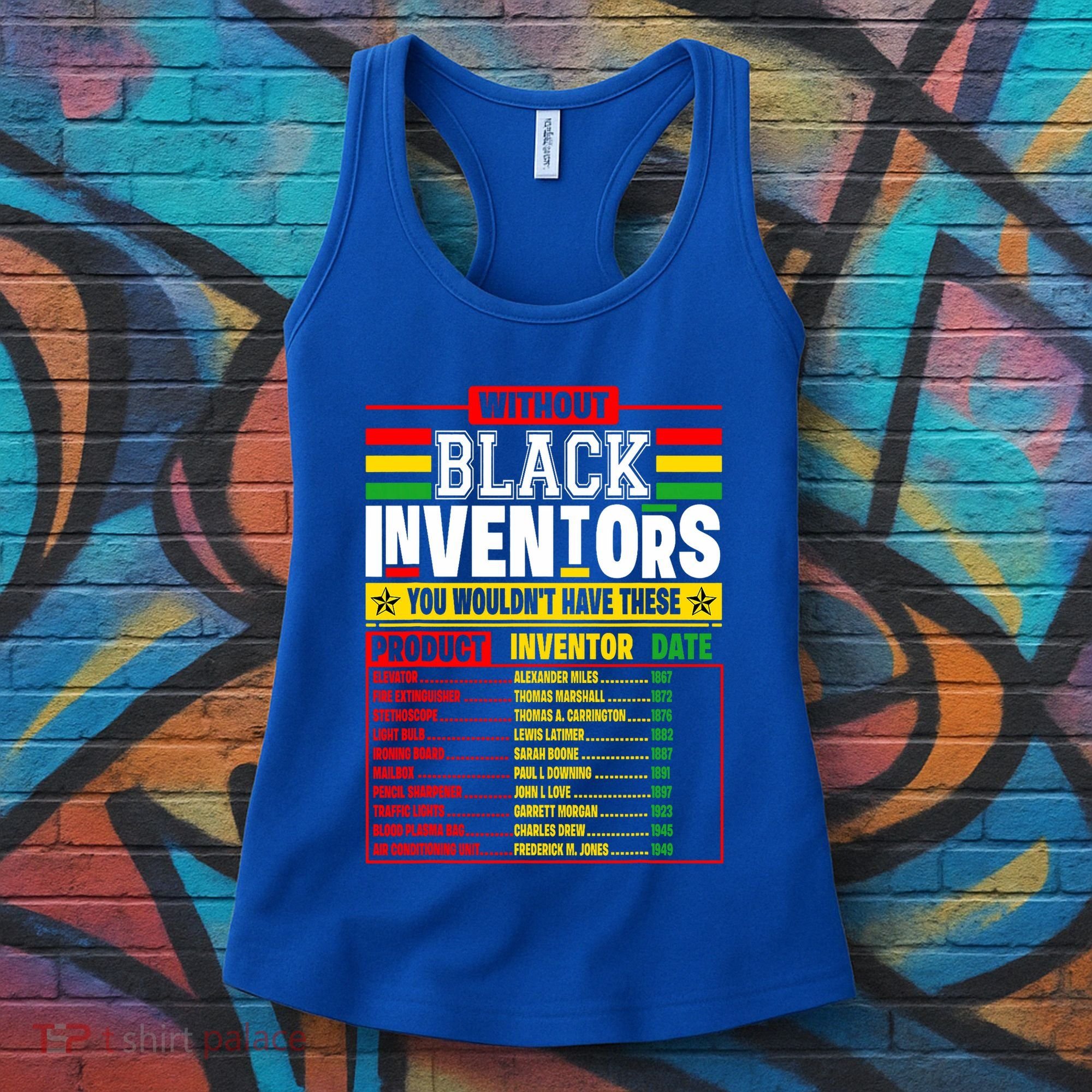 History Of Forgotten Black Inventors Black History Month Women's Tank Top